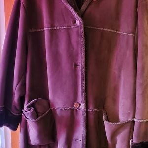 Jones NY faux shearling coat